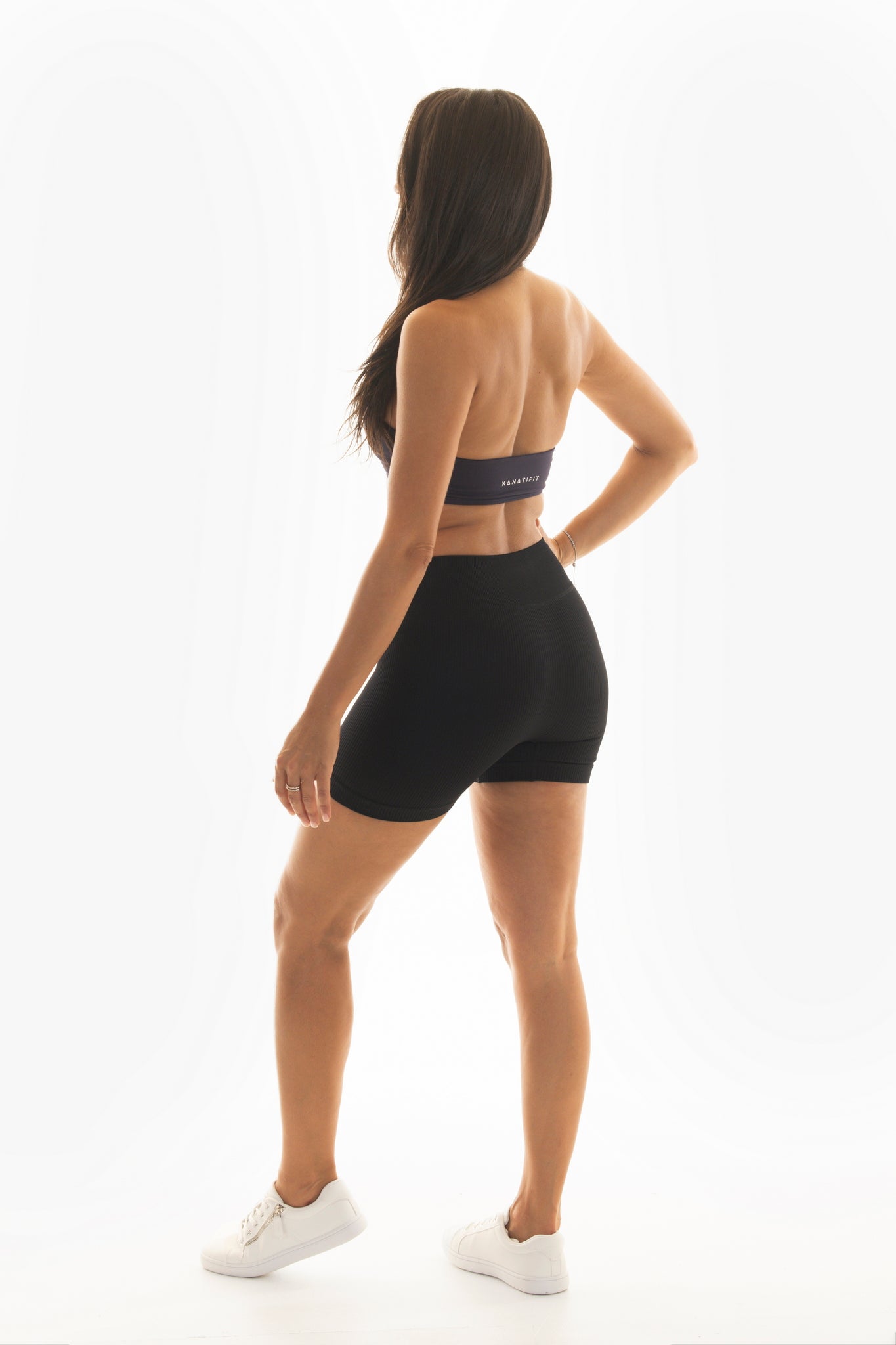 Women's Ribbed Bike Shorts