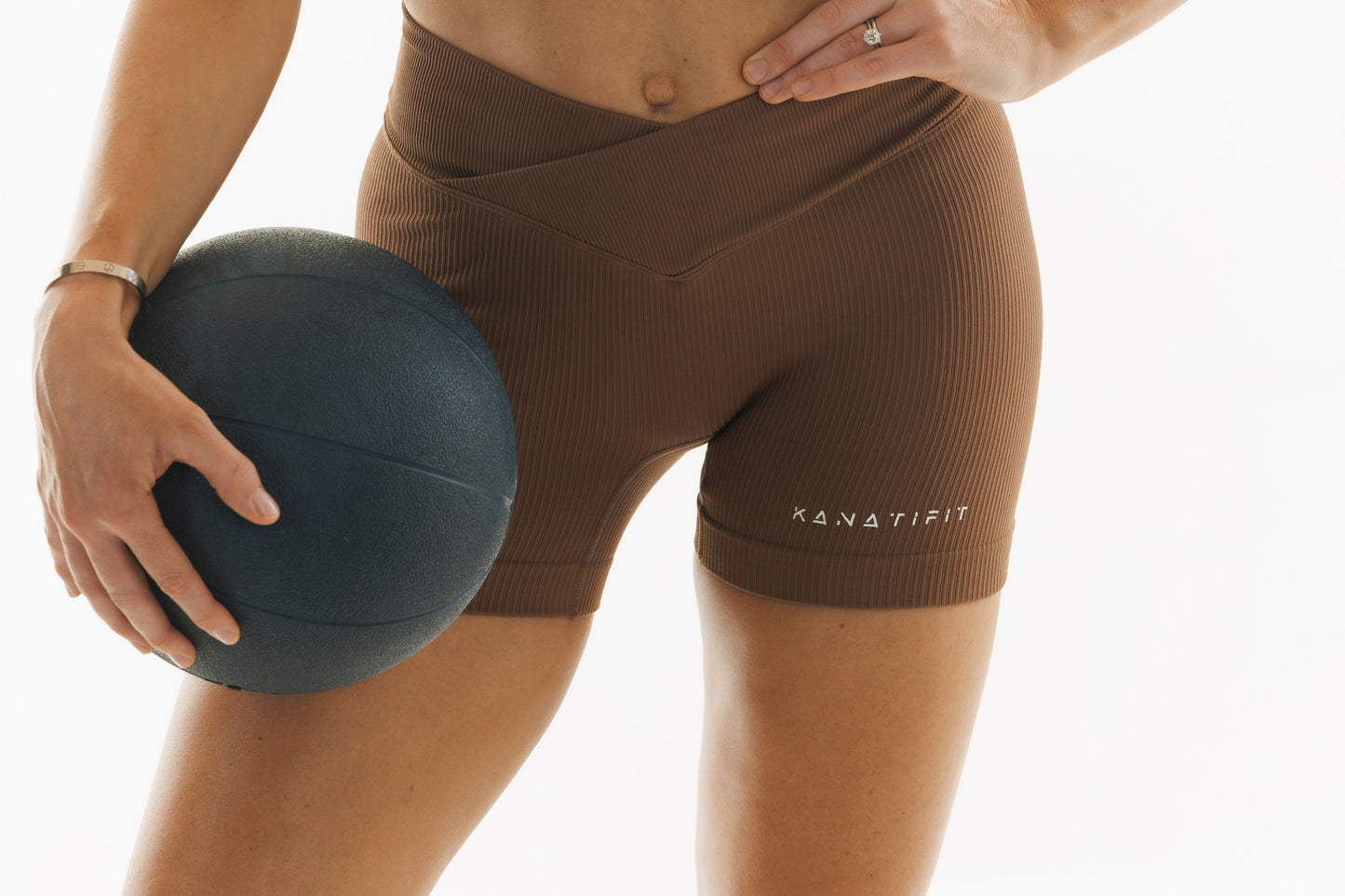 Women's Ribbed Bike Shorts